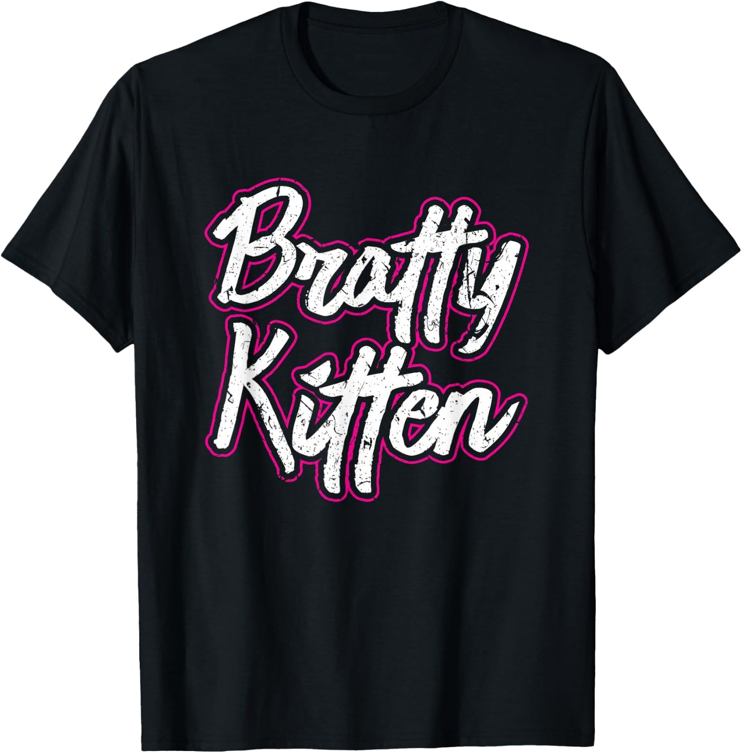 Bratty Kitten Sexy Fetish Submissive Slave BDSM Kink T-Shirt - T-Shirt | Black