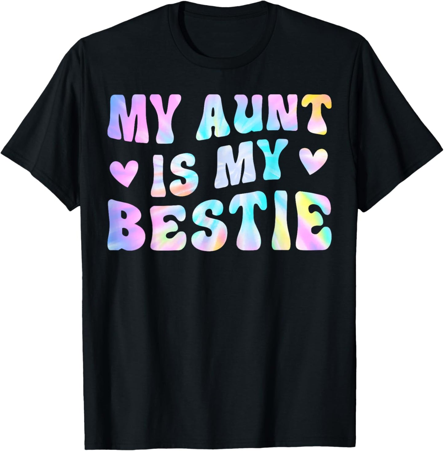 My Aunt is My Bestie Aunt And niece Matching T-Shirt - T-Shirt | Black
