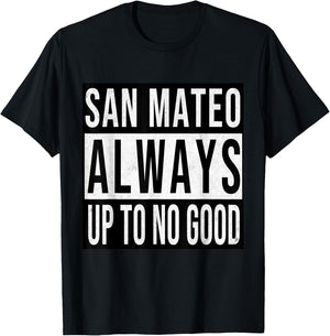 San Mateo Funny California Souvenir Vintage T-Shirt - T-Shirt | Black