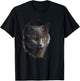 Chartreux Cat Eyes Kitty Kitten Cat Artwork Cat Face T-Shirt - T-Shirt | Black