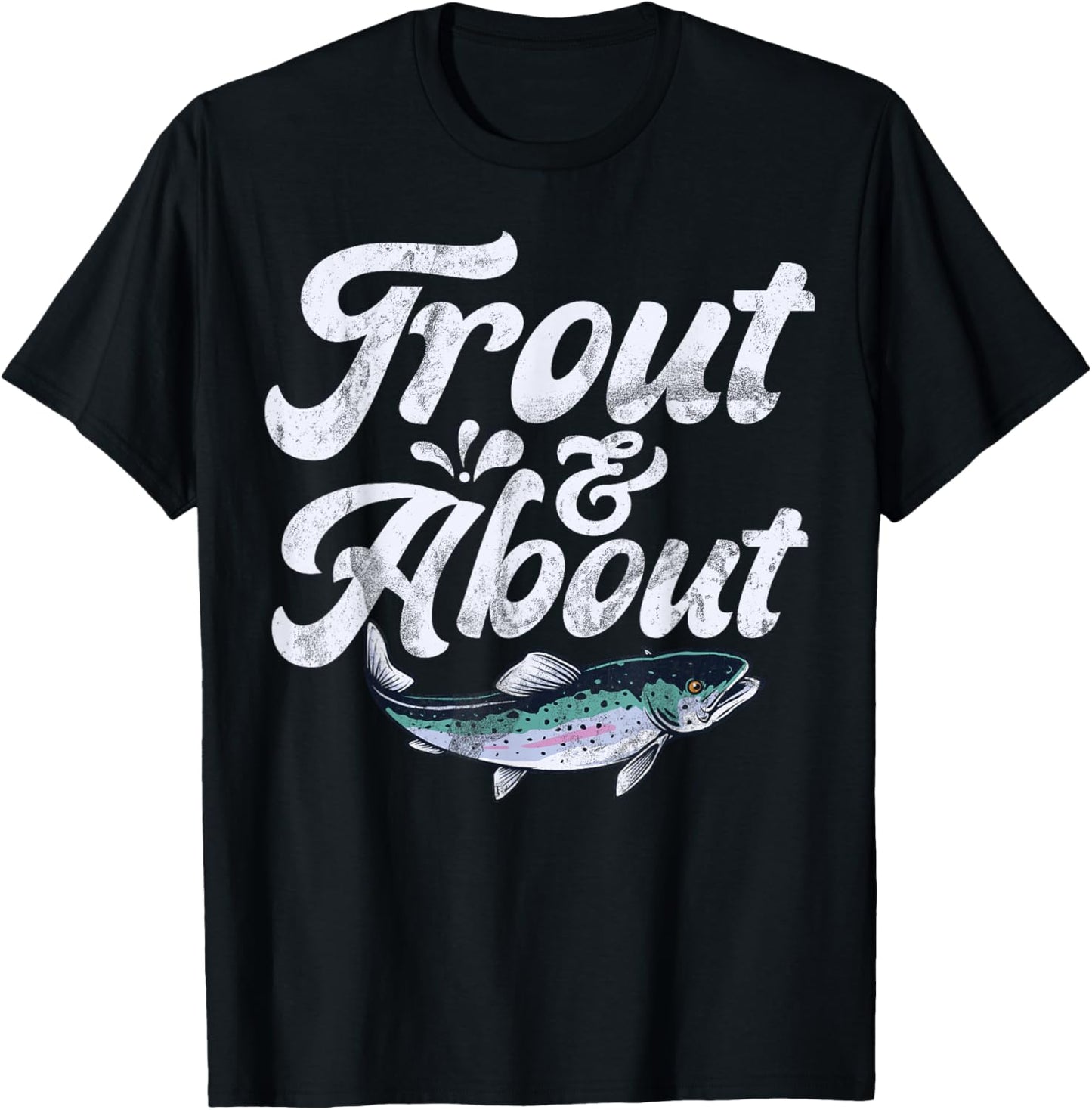 Trout & About Trout T-Shirt - T-Shirt | Black