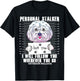 Funny Maltese Malshi Dog Quote Gift T-Shirt - T-Shirt | Black