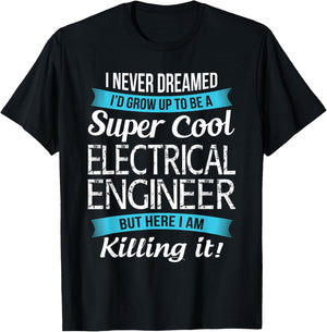Funny Electrical Engineer Gift T-Shirt - T-Shirt | Black
