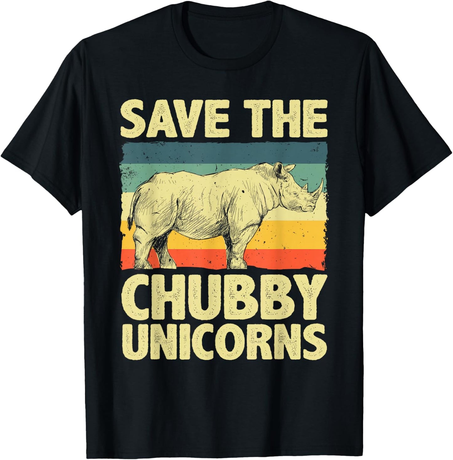 Funny Rhino Design Women Rhino Rhinoceros Lovers T-Shirt - T-Shirt | Black