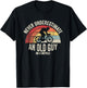 Retro Vintage Never Underestimate An Old Guy On A Bicycle T-Shirt - T-Shirt | Black