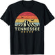 Tennessee Shirt. Retro Style TN, USA T-Shirt - T-Shirt | Black