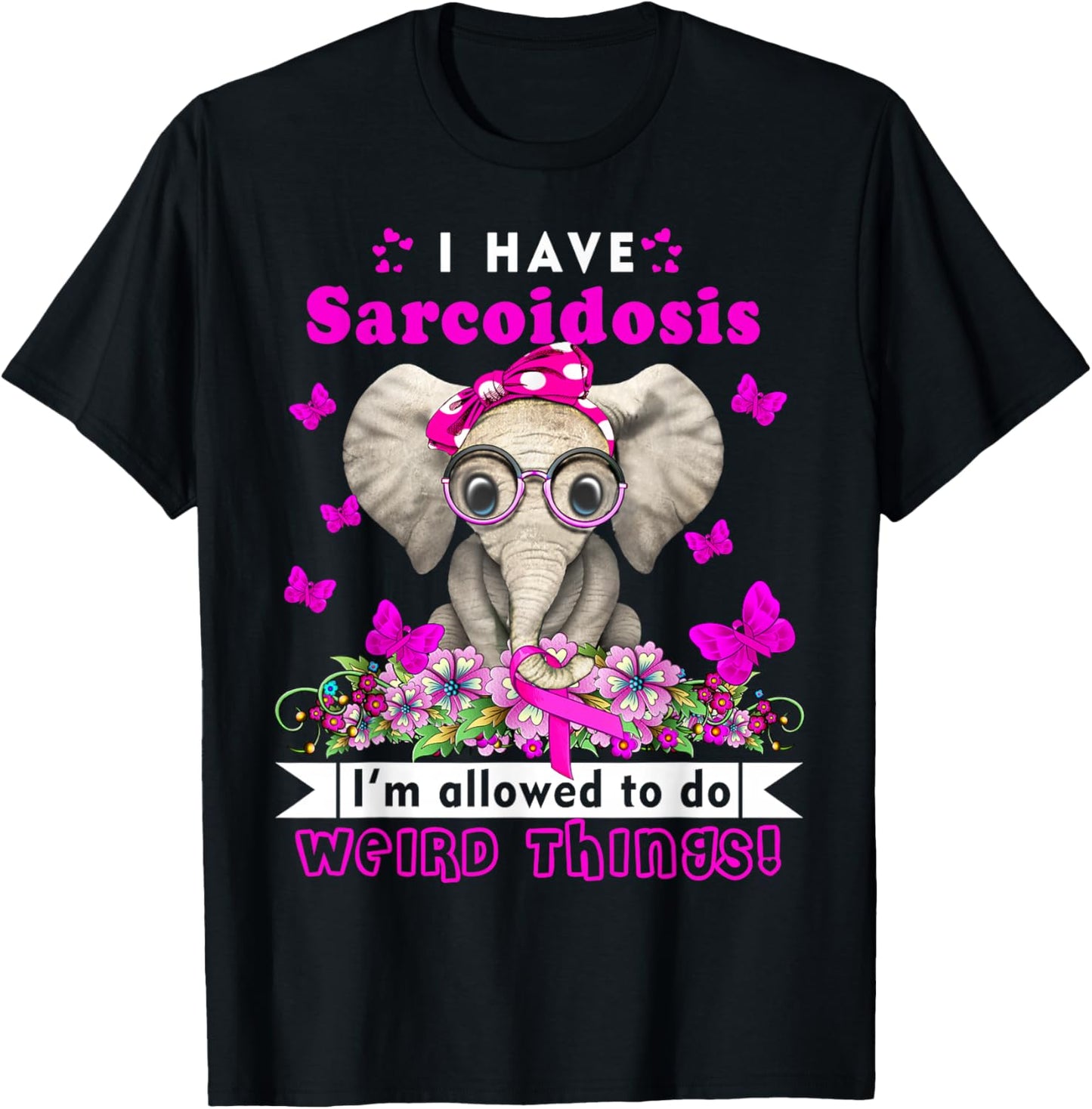 I have Sarcoidosis Awareness T-Shirt - T-Shirt | Black