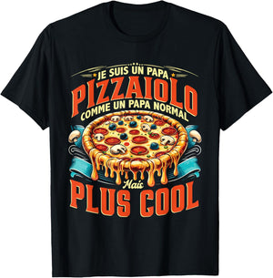 Pizzamaker Pizzeria Pizza Maker Italian Pastry Chef , Black, S T-Shirt - T-Shirt | Black