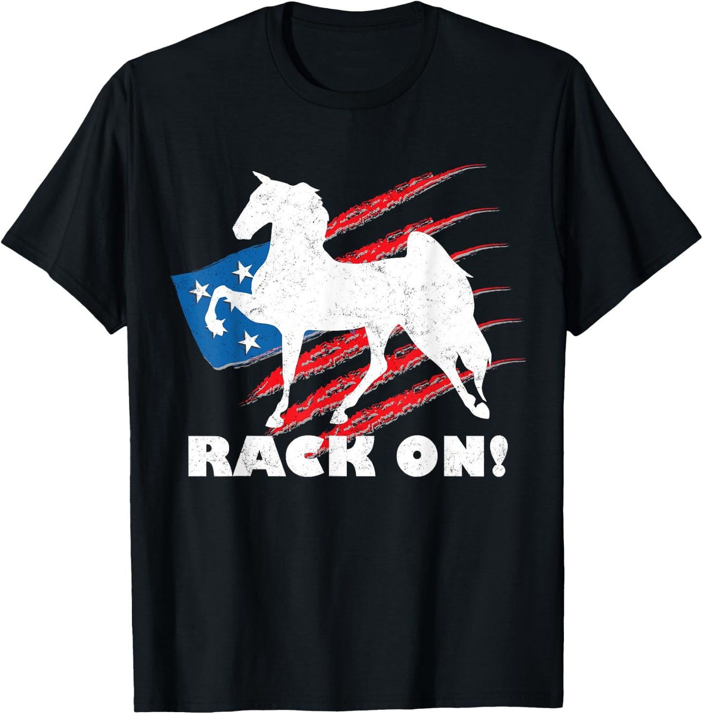 American Saddlebred Horse Training Gaited Horses Equitation T-Shirt - T-Shirt | Black