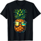 Pineapple Sunglasses Hawaiian Aloha Beaches Hawaii T-Shirt - T-Shirt | Black