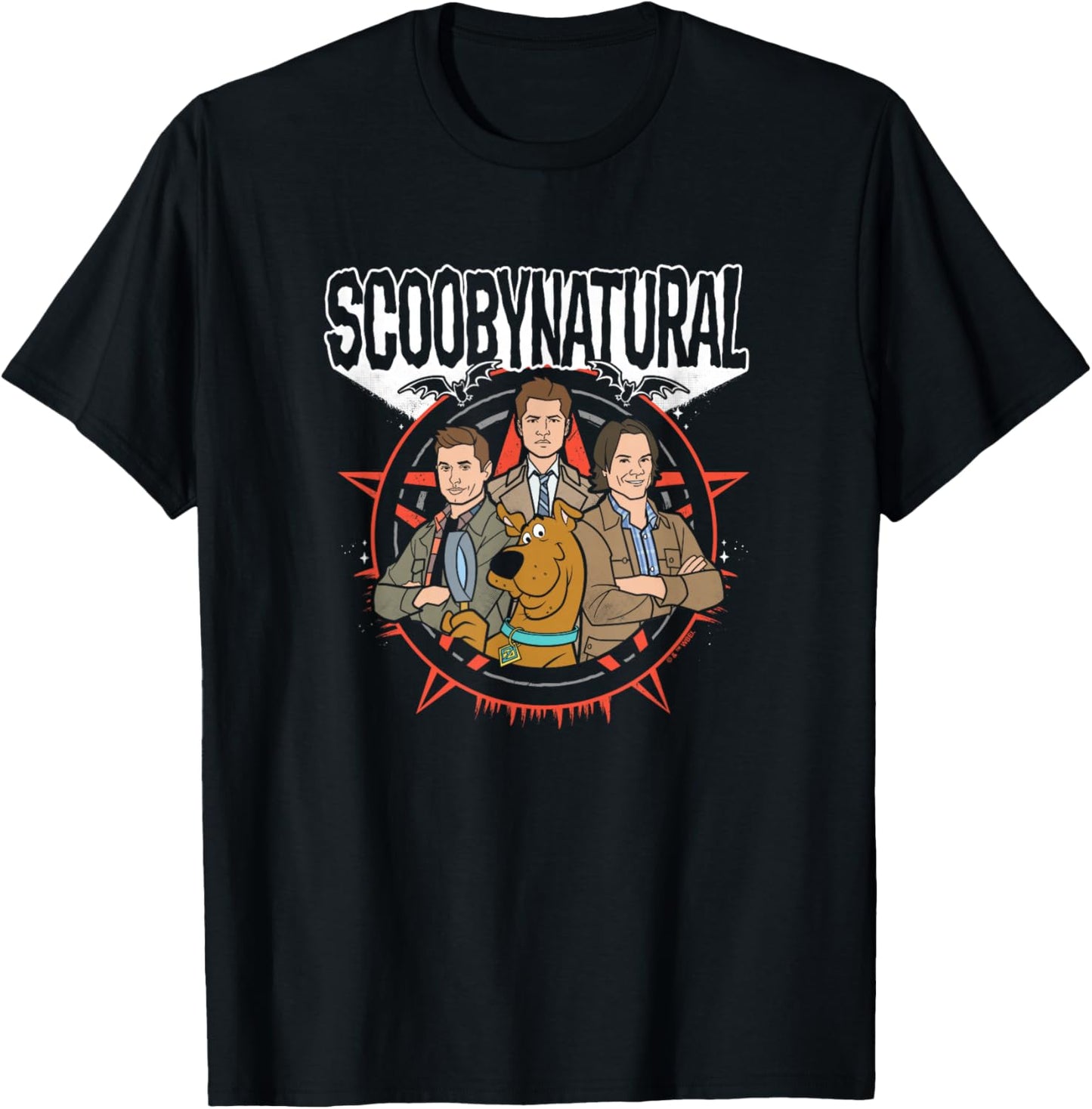 Supernatural - Adults, Black, S, Short Sleeve, Classic Fit, Cotton, Polyester, Scoobynatural T-Shirt - T-Shirt | Black
