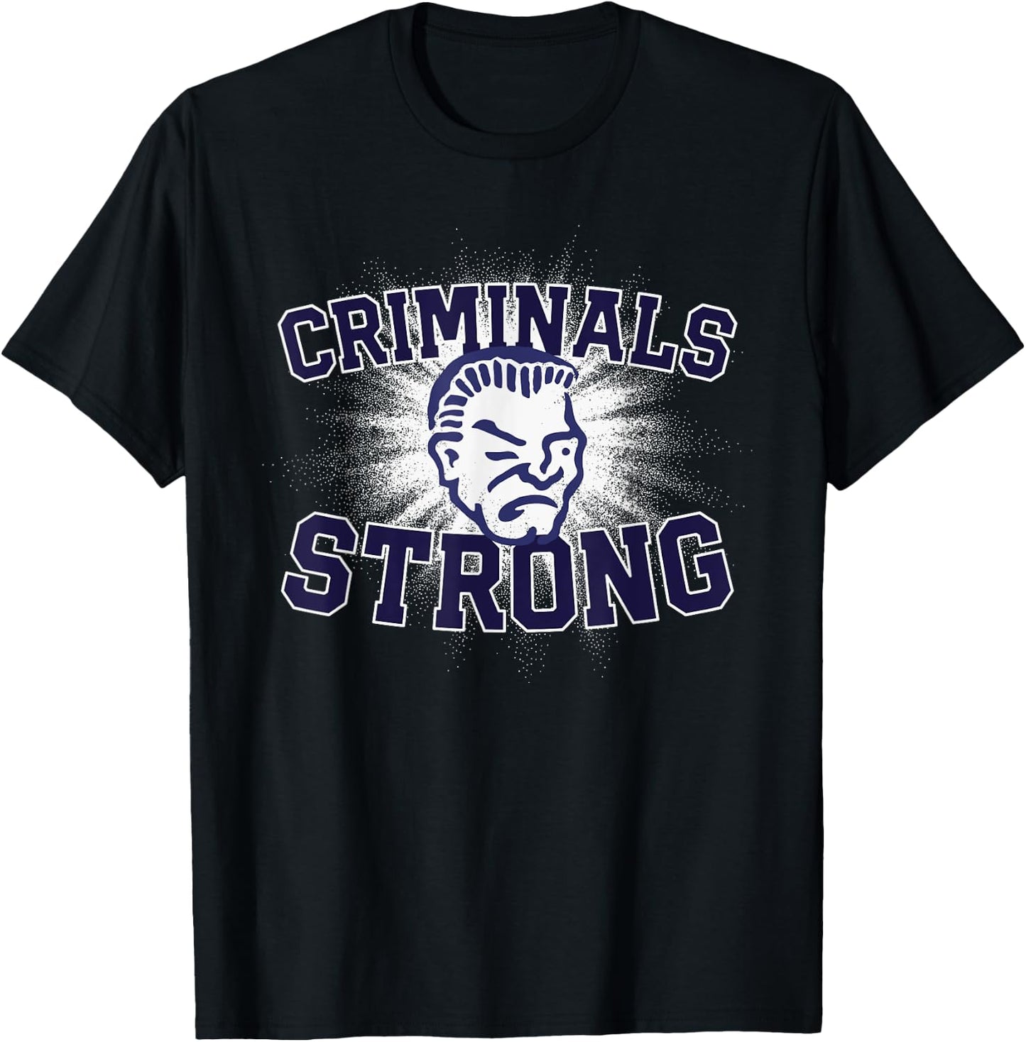 Yuma Criminals Logo Strong Flag HS T-Shirt - T-Shirt | Black