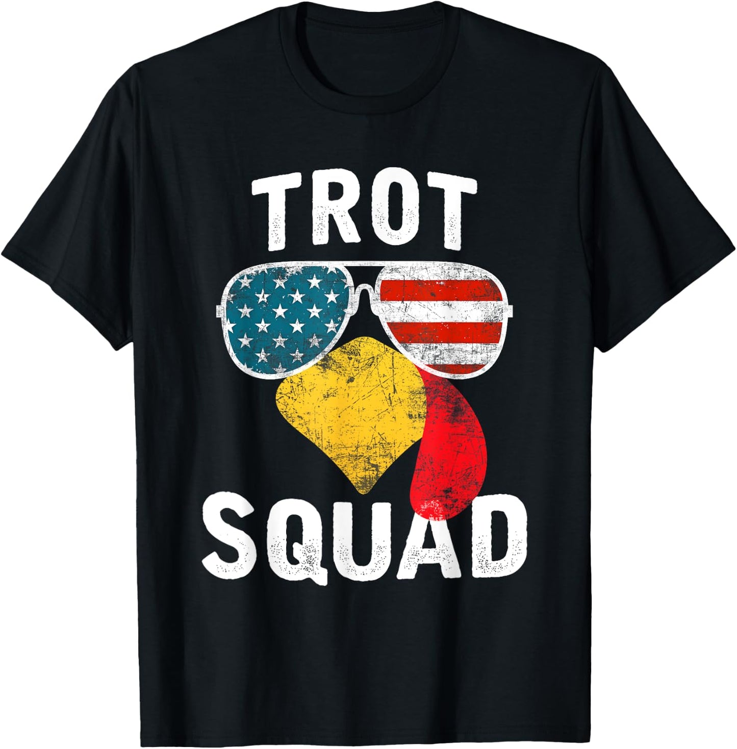 Thanksgiving Turkey Trot Squad 2025 Trot Race Women Men Kids T-Shirt - T-Shirt | Black