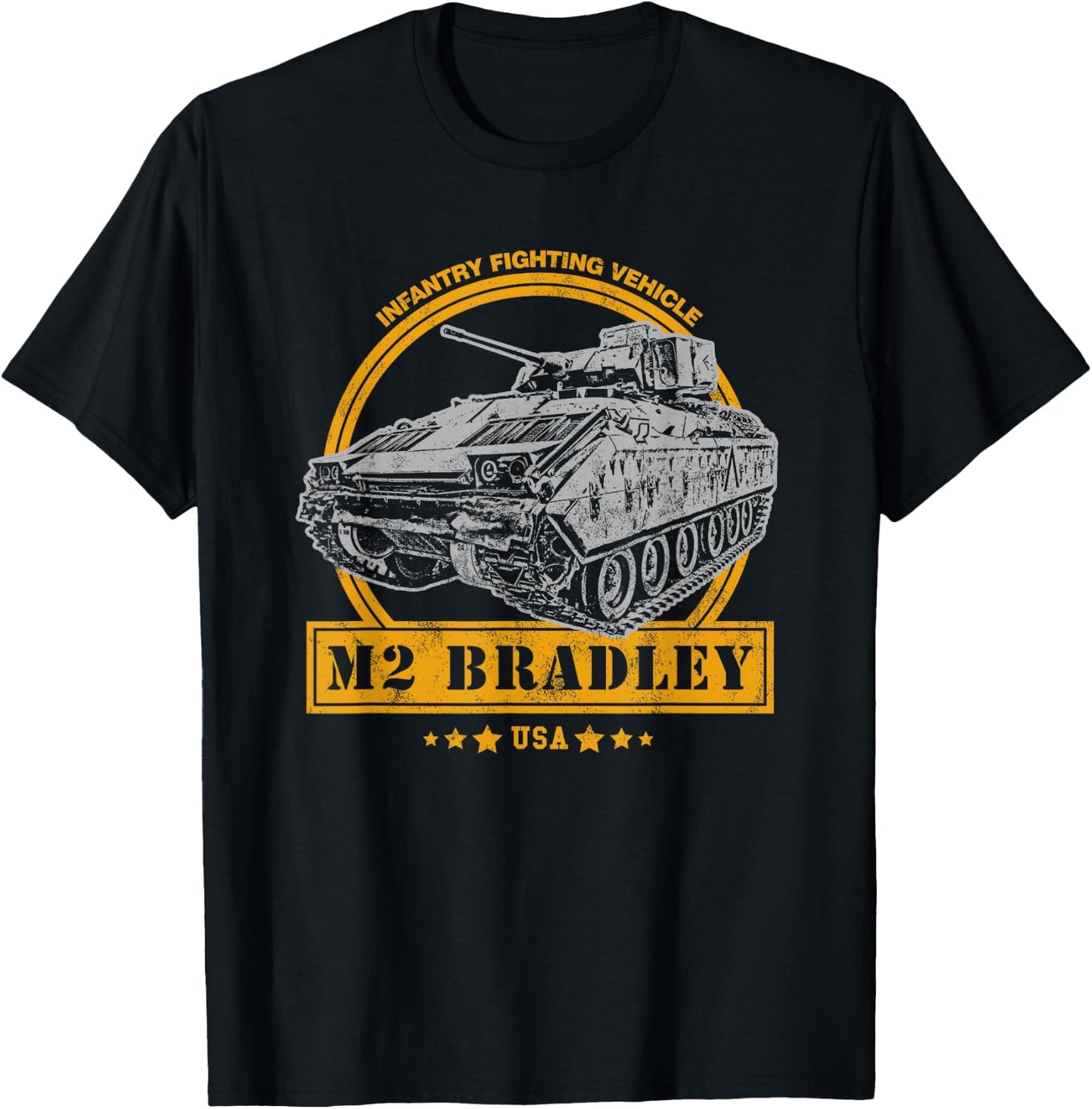 M2 Bradley IFV - Bradley Infantry Fighting Vehicle T-Shirt - T-Shirt | Black
