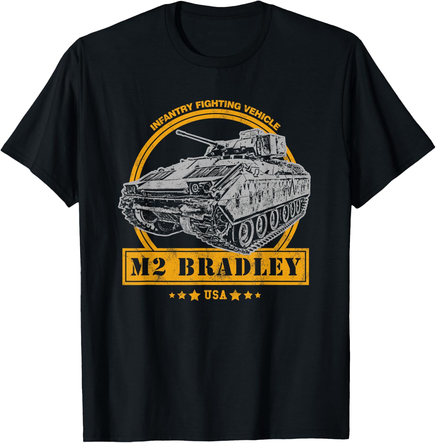M2 Bradley IFV - Bradley Infantry Fighting Vehicle T-Shirt - T-Shirt | Black