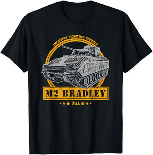 M2 Bradley IFV - Bradley Infantry Fighting Vehicle T-Shirt - T-Shirt | Black