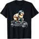 Biker Chick Funny Biker Chicken for Female Motorcycle Riders T-Shirt - T-Shirt | Black