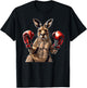 Cool sport Kangaroo with punching mitts T-Shirt - T-Shirt | Black