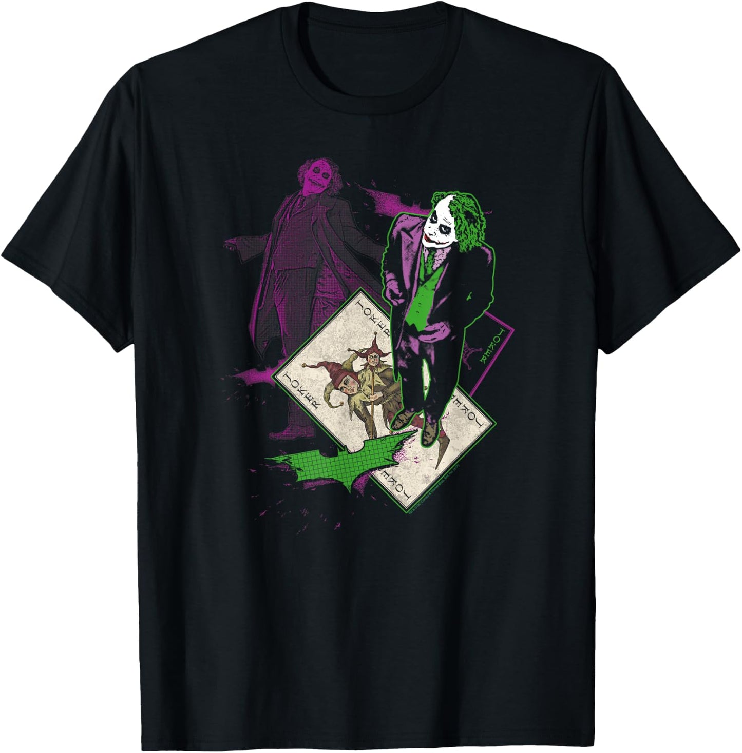 Batman Dark Knight Wild Card T-Shirt - T-Shirt | Black
