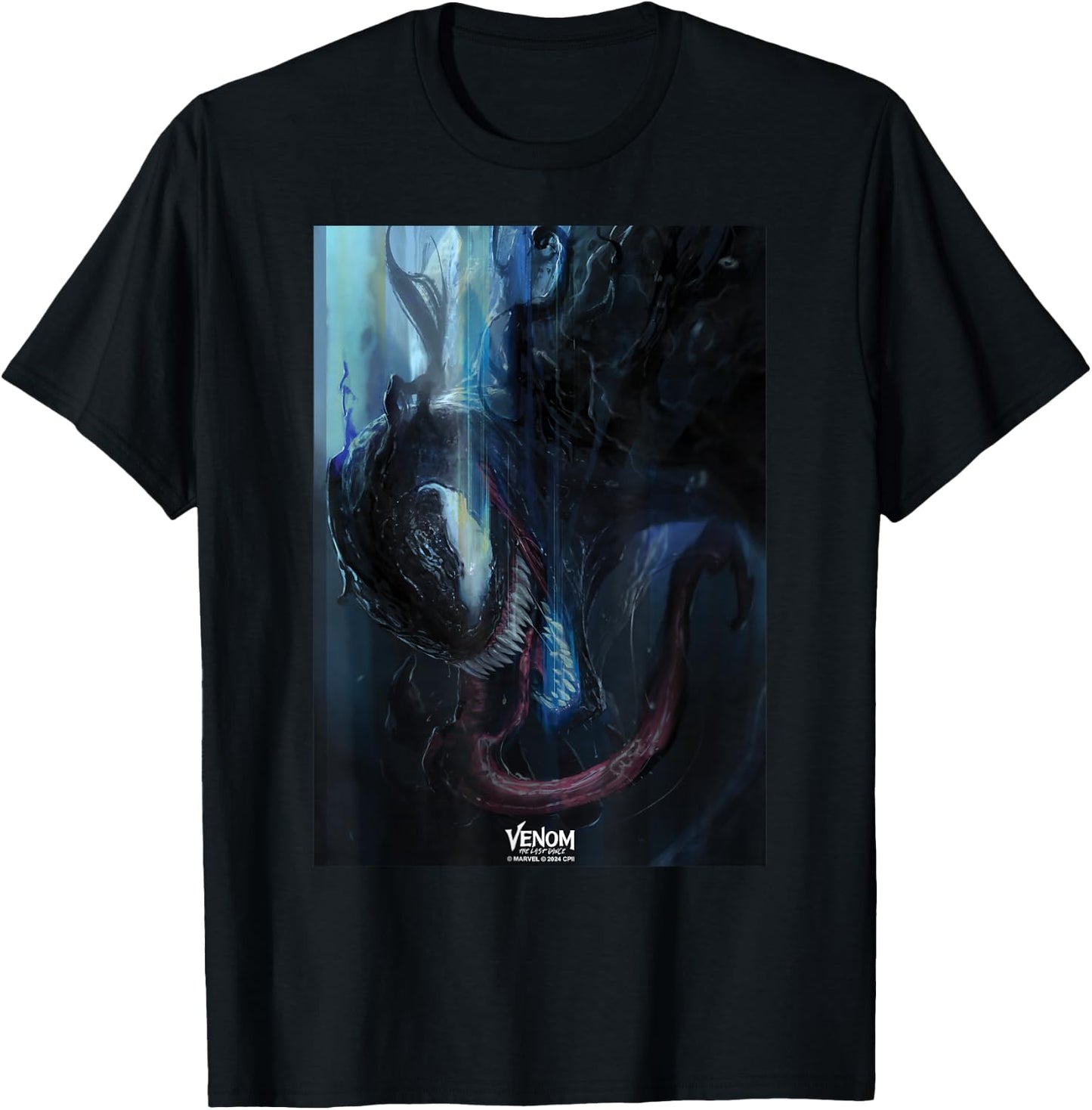 Marvel Venom: The Last Dance Venom Symbiote Streak Art T-Shirt - T-Shirt | Black