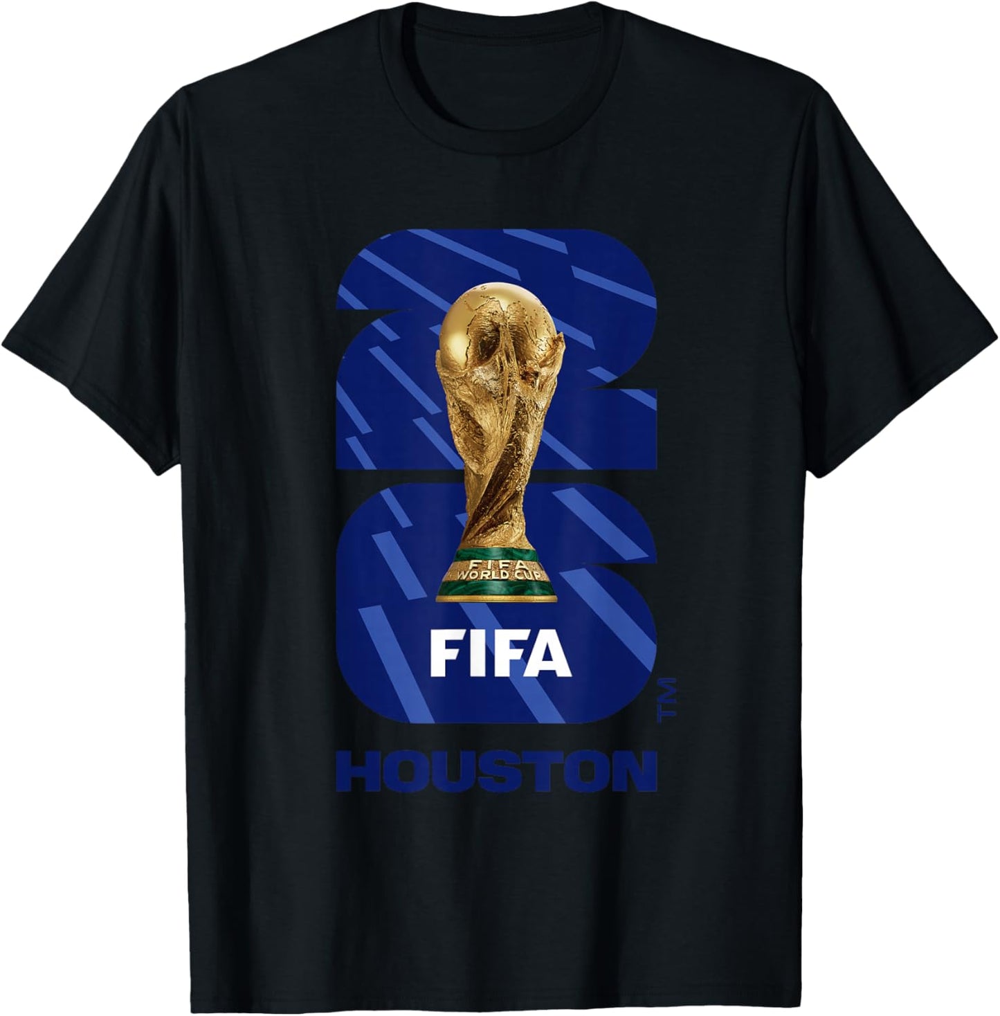 FIFA World CUP26 Houston Trophy Color T-Shirt - T-Shirt | Black