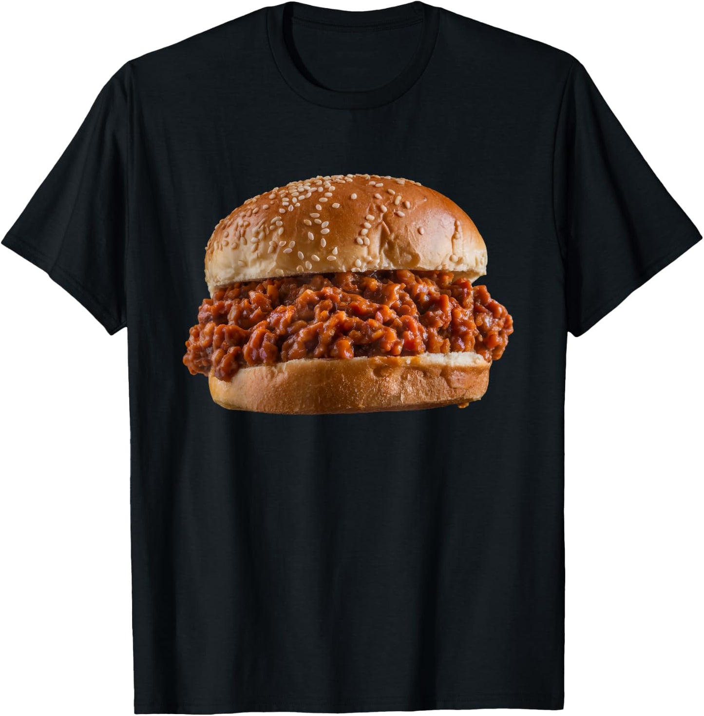 Funny Sloppy Joe Sandwich LunchLady Food Halloween Costume T-Shirt - T-Shirt | Black