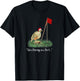 Funny Golf Lovers Partridge On A Par 3 Christmas Song Parody T-Shirt - T-Shirt | Black