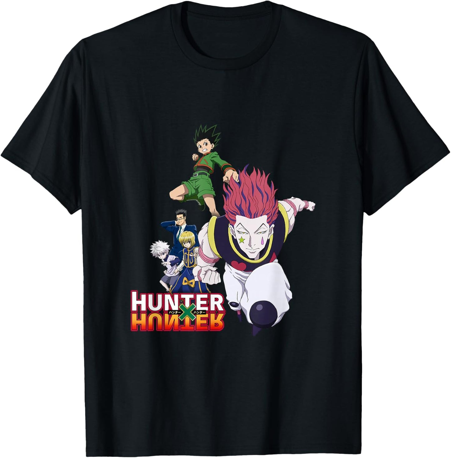 Hunter X Hunter Character Group Classic T-Shirt - T-Shirt | Black