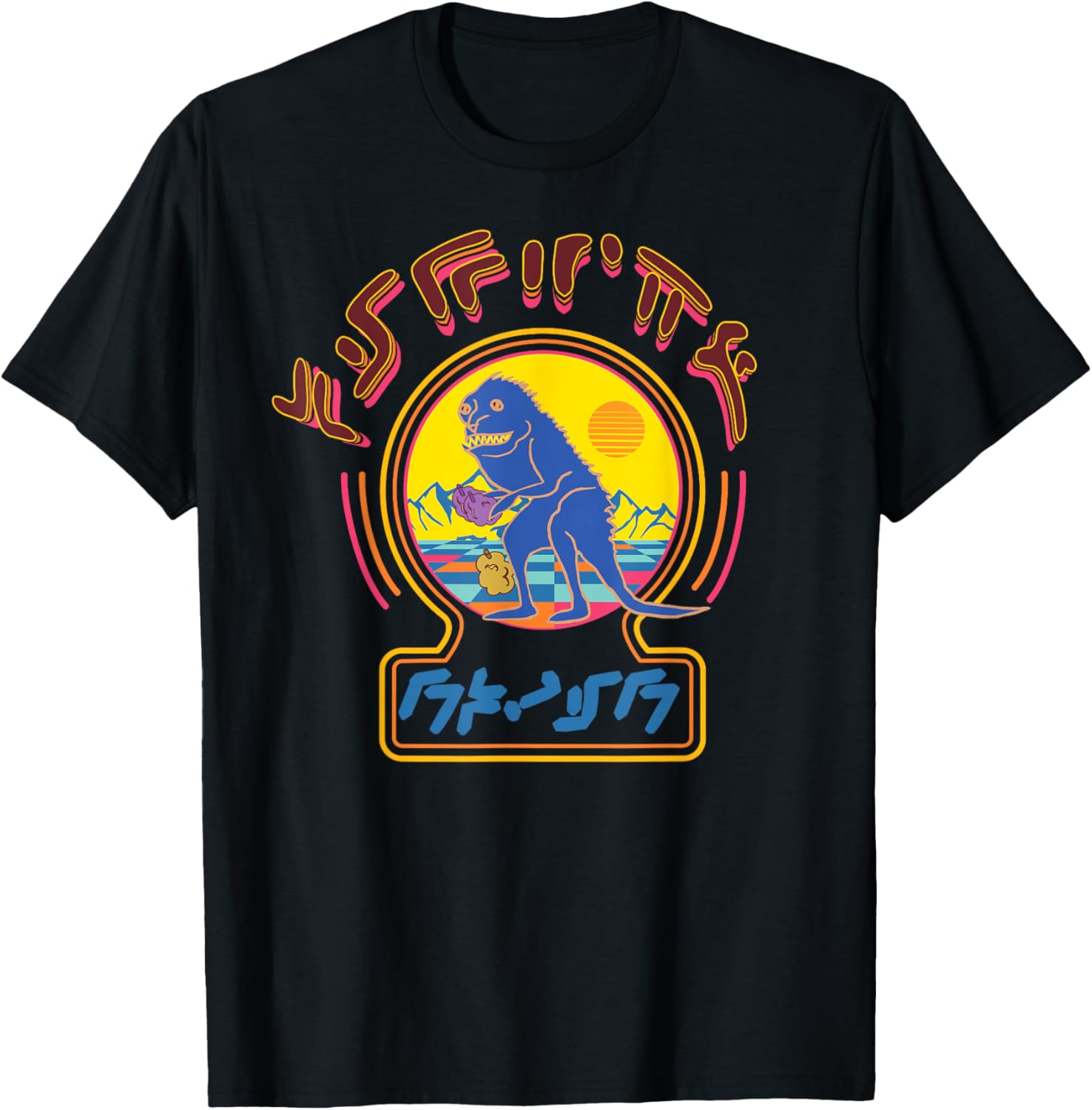 Marvel Guardians of the Galaxy Volume 3 Alien Creature Sign T-Shirt - T-Shirt | Black