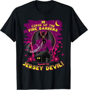Epic Curse of the Jersey Devil Cryptids of New Jersey T-Shirt - T-Shirt | Black