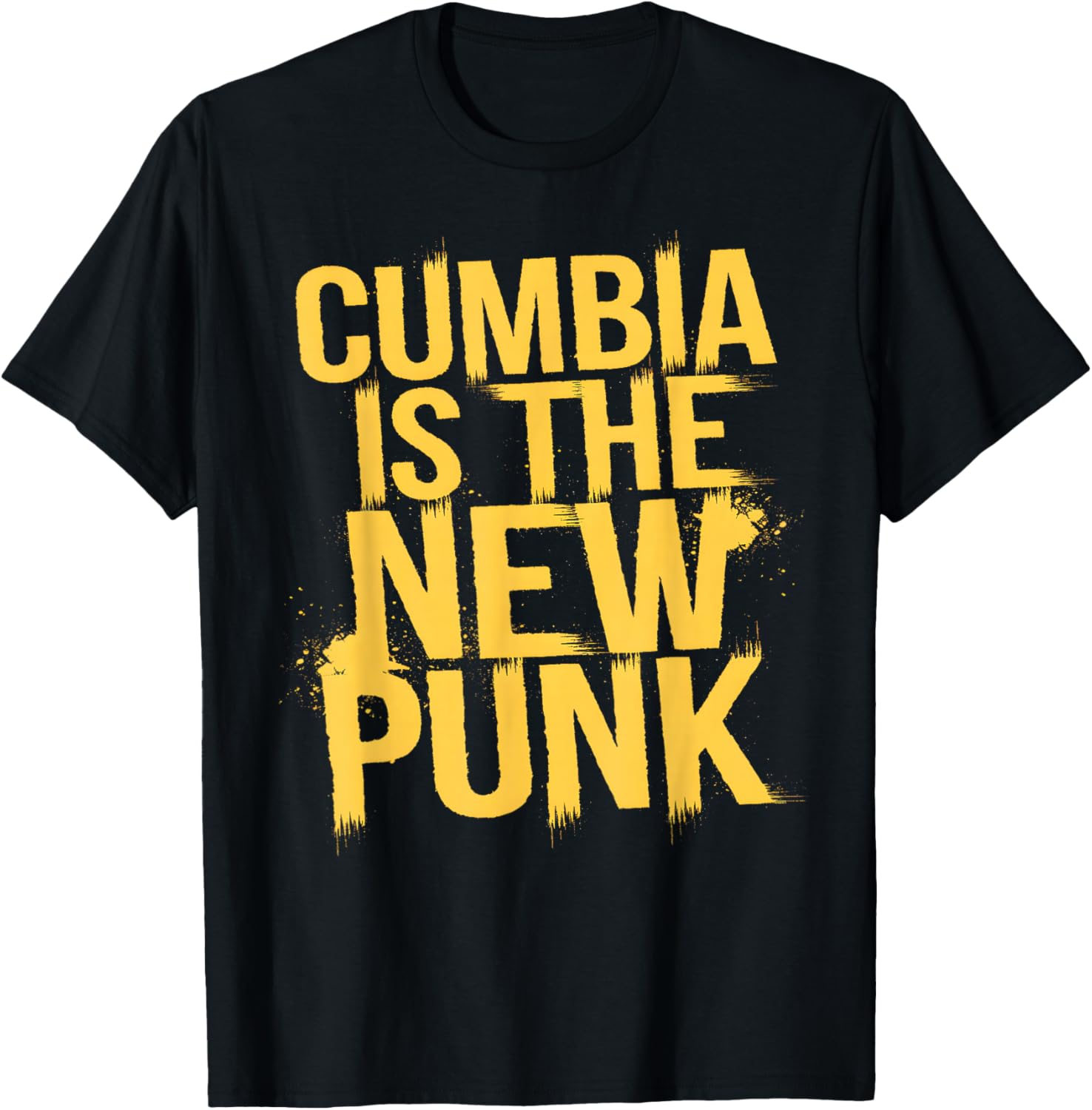 Cumbia is the New Punk Bold T-Shirt - T-Shirt | Black