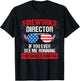 Fireworks Director You See me Running Patriotic T-Shirt - T-Shirt | Black