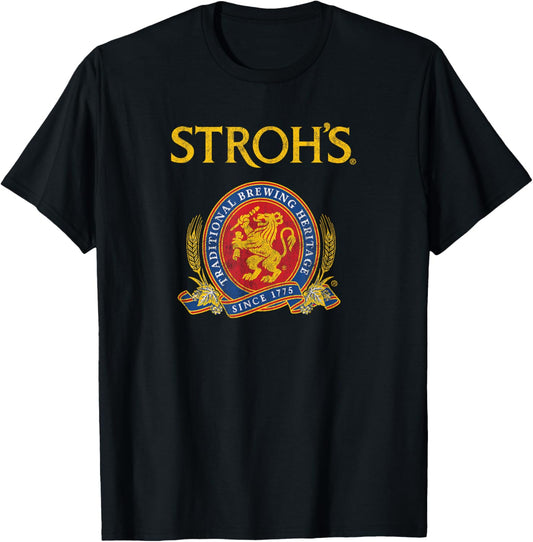 Stroh's Vintage Style - Logo T-Shirt - T-Shirt | Black