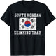 South Korean Drinking Team Funny National Pride Gift T-Shirt - T-Shirt | Black