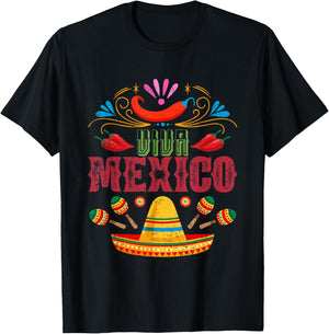 Viva Mexico T-Shirt - T-Shirt | Black