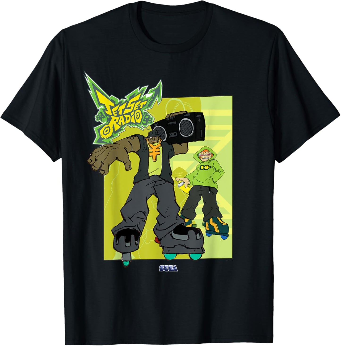 Jet Set Radio duo Combo, Yo-Yo SEGA Dreamcast video game T-Shirt - T-Shirt | Black
