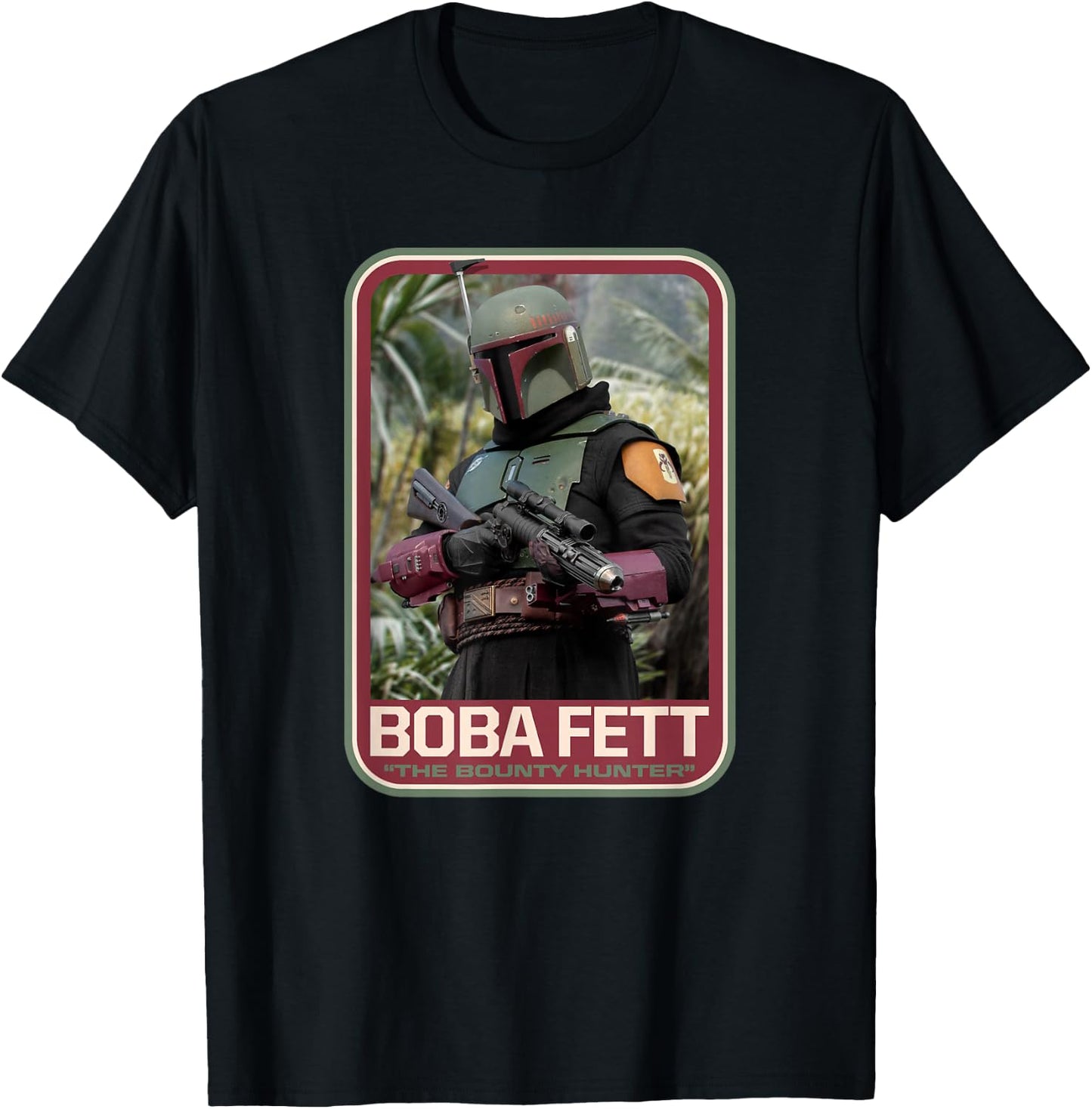 Star Wars The Mandalorian Boba Fett T-Shirt - T-Shirt | Black