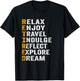 Retired Letters Meanings, Funny Retirement T-Shirt - T-Shirt | Black