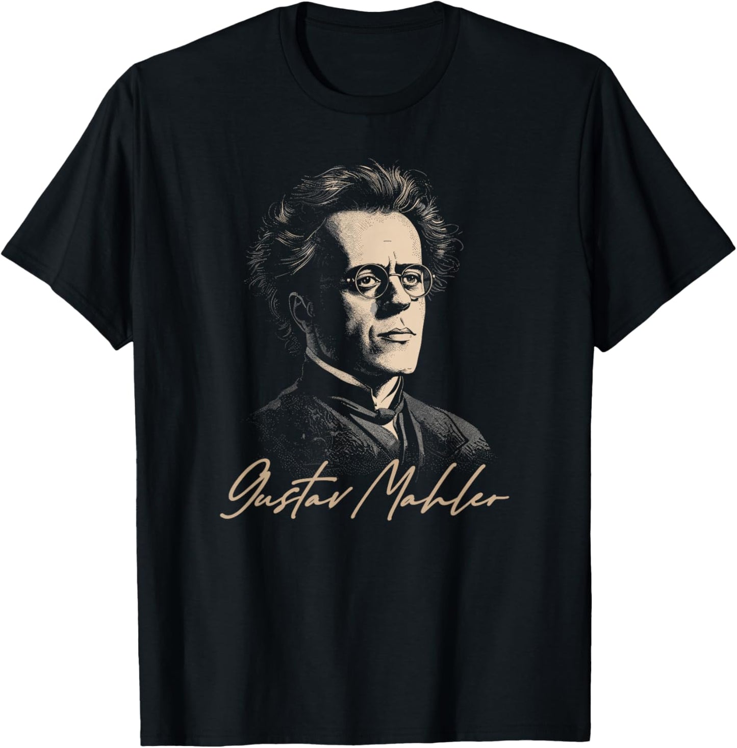 Gustav Mahler Musician Symphony Composer T-Shirt - T-Shirt | Black