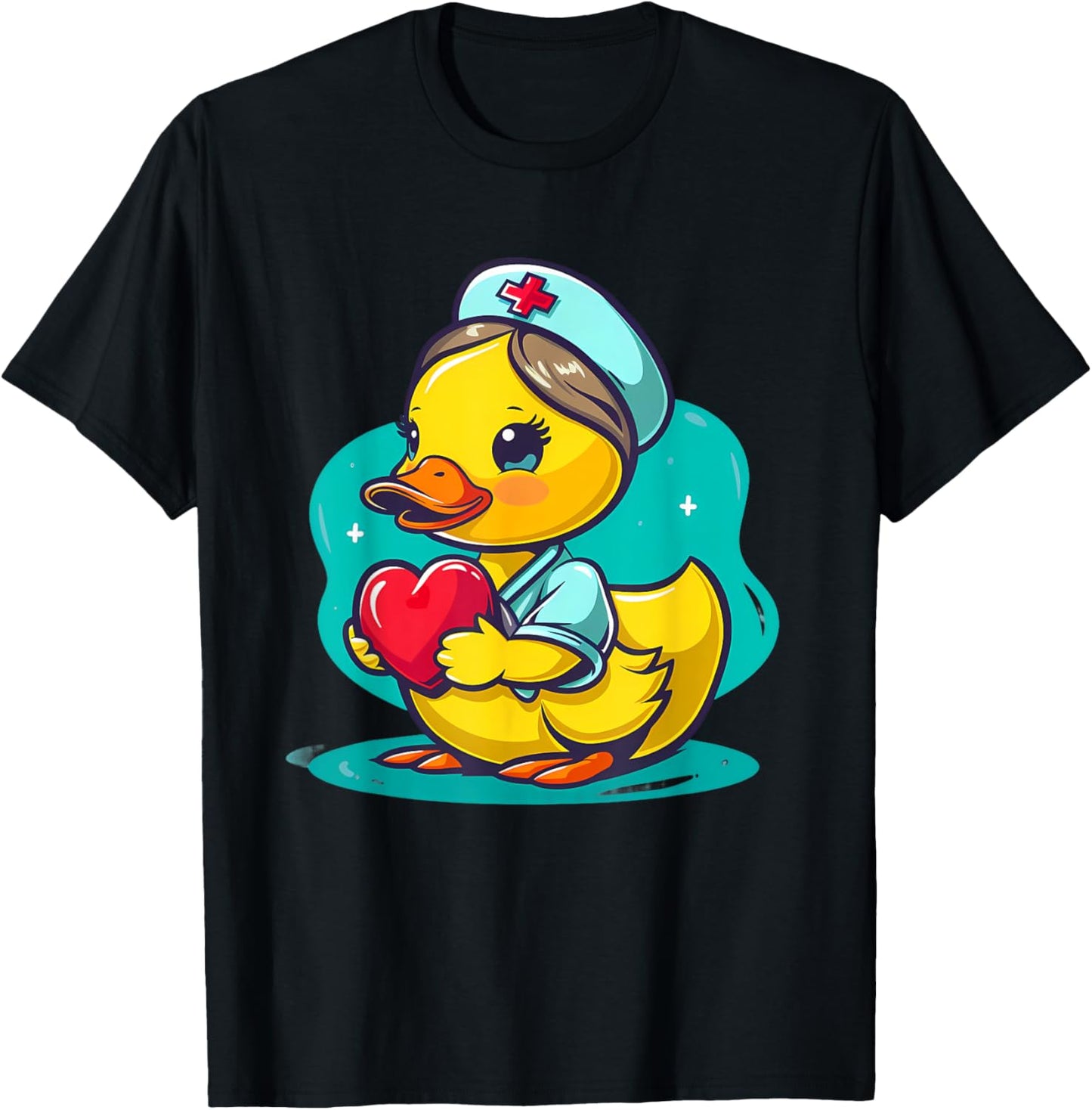 Nurse Appreciation Medical Rubber Duck Rubber Duck Nurse T-Shirt - T-Shirt | Black