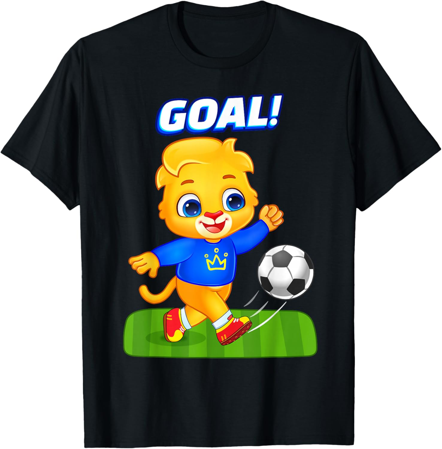 Soccer Lover Sports Player | Lucas Playing Soccer T-Shirt - T-Shirt | Black