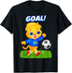 Soccer Lover Sports Player | Lucas Playing Soccer T-Shirt - T-Shirt | Black