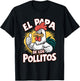 Funny el papa de los pollitos funny spanish dia del padre T-Shirt - T-Shirt | Black
