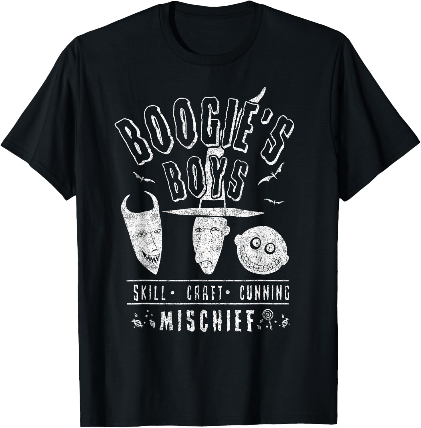 Disney The Nightmare Before Christmas Boogie's Boys Small T-Shirt - T-Shirt | Black