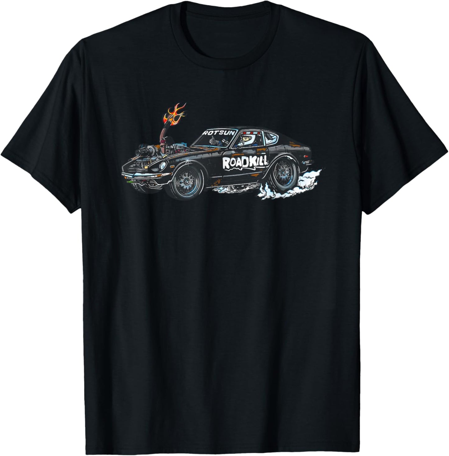 Roadkill Rotsun Fleece T-Shirt - T-Shirt | Black