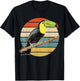 Retro Toucan Vintage Distressed Style Toucan T-Shirt - T-Shirt | Black