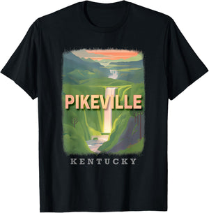 Pikeville Kentucky KY Natural Beauty SD006 T-Shirt - T-Shirt | Black