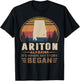 Vintage Ariton Alabama Homtown My Story Began T-Shirt - T-Shirt | Black