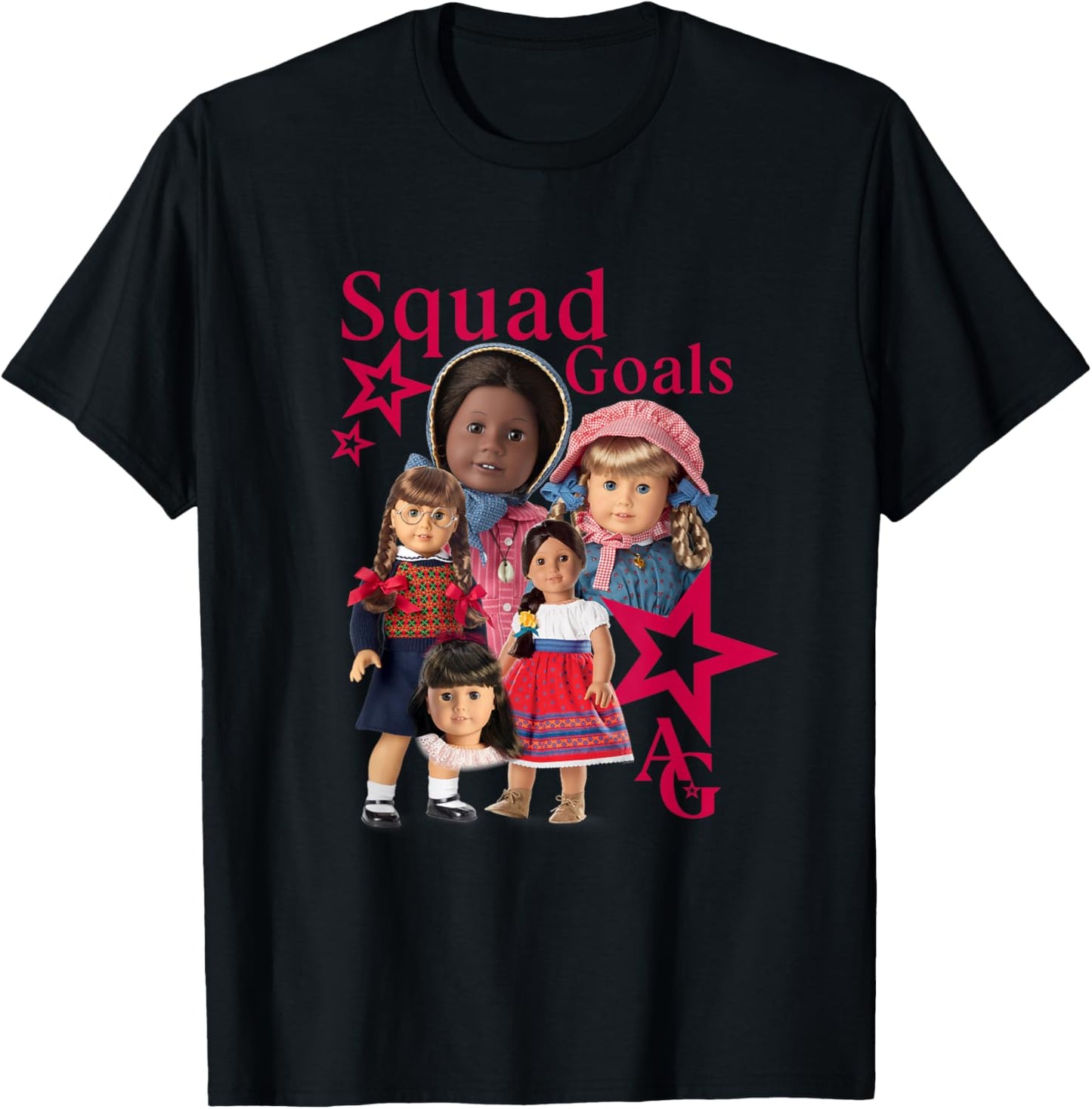 American Girl - Squad Goals T-Shirt - T-Shirt | Black