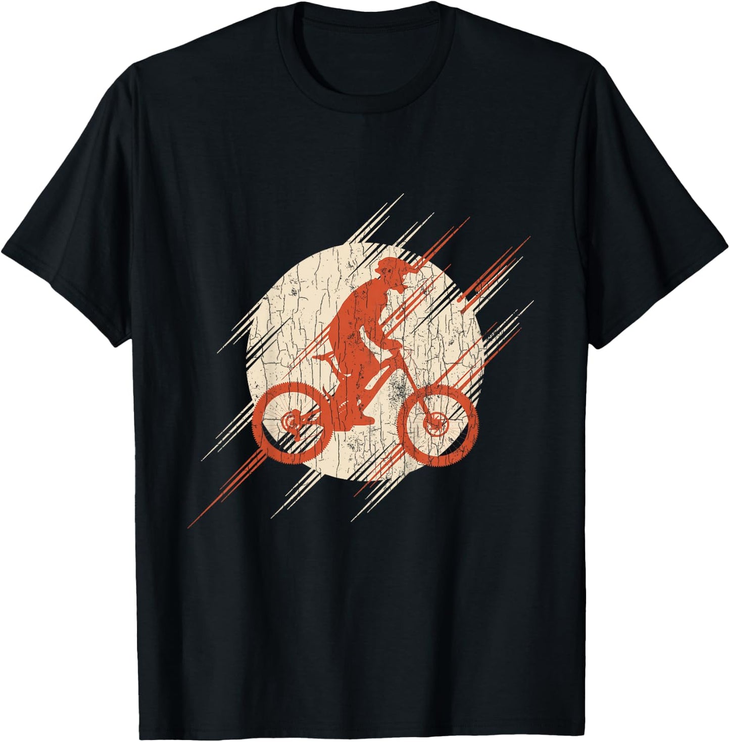 Kids Mountain Bike Cycling Gifts Youth Boys T-Shirt - T-Shirt | Black